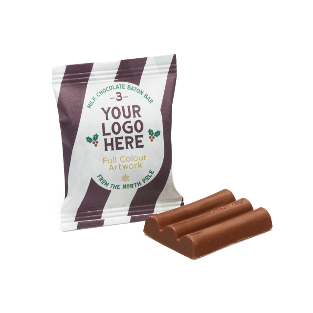 Winter Collection – 3 Baton Bar – Milk Chocolate³